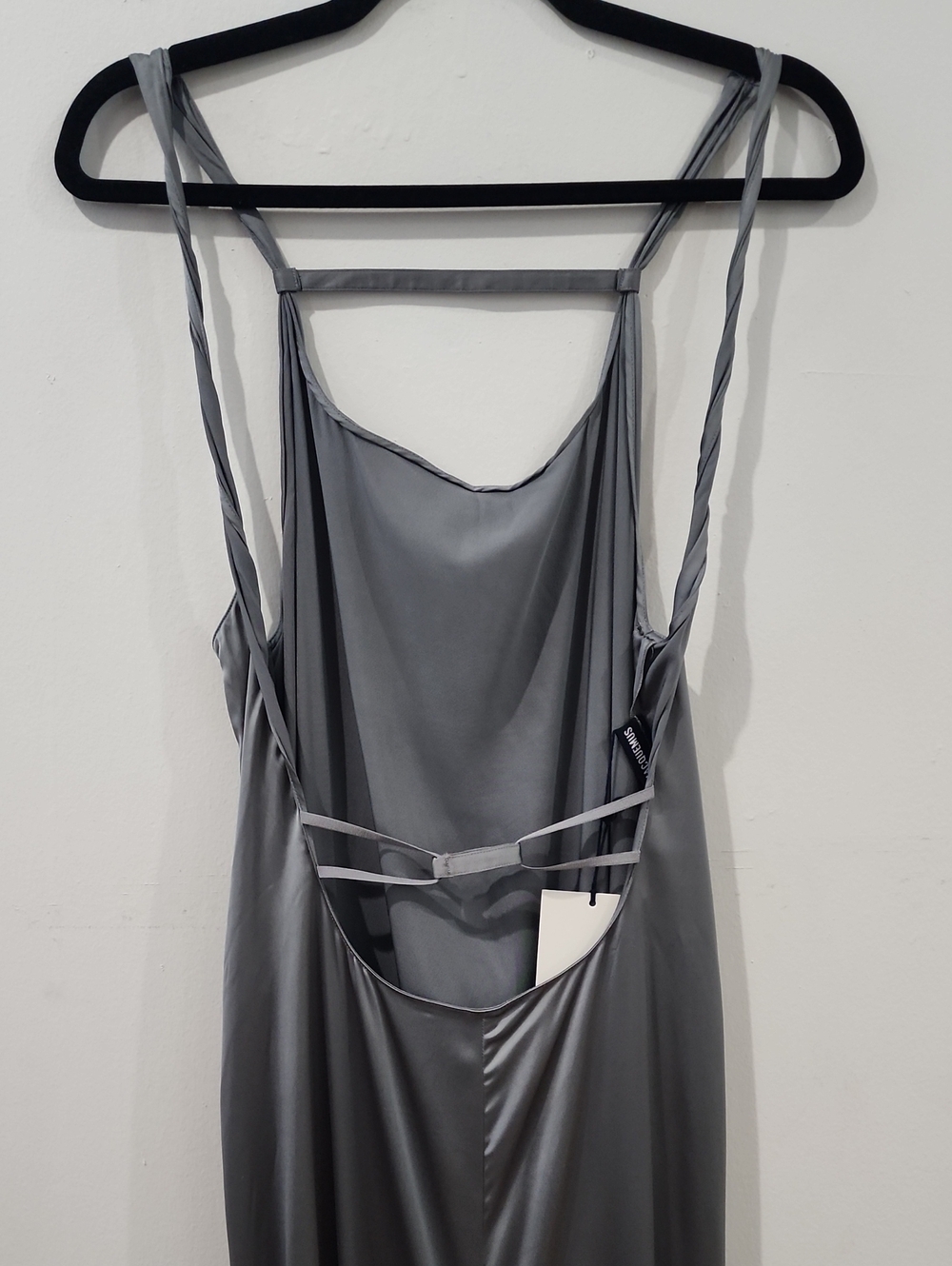 Jacquemus La Robe Mentalo Satin-Twill Long Dress (SZ 42) - Picture 7 of 16